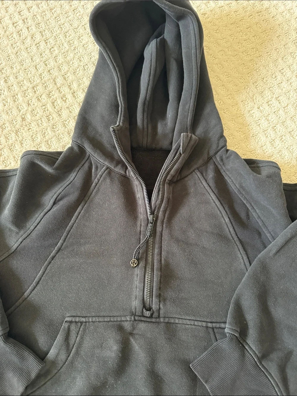 Lululemon Black Scuba Hoodie Sweatshirt